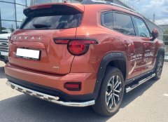 Тюнинг внедорожника Защита заднего бампера Haval H7 2025