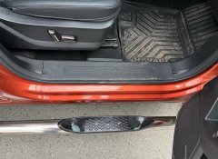 Тюнинг внедорожника Порог труба с проступью Haval H7 2025