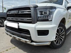 Тюнинг внедорожника Защита переднего бампера Haval H5 2024