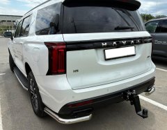 Тюнинг внедорожника Защита заднего бампера Haval H5 2024