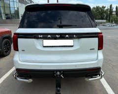 Тюнинг внедорожника Защита заднего бампера Haval H5 2024