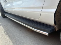 Тюнинг внедорожника Защита штатного порога труба Haval H5 2024