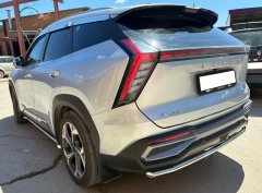 Тюнинг внедорожника Защита заднего бампера Geely Atlas 2023