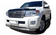 Тюнинг внедорожника Защита переднего бампера Toyota Land Cruiser 200 2013