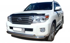 Тюнинг внедорожника Защита переднего бампера Toyota Land Cruiser 200 2013