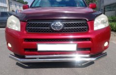 Тюнинг внедорожника Защита переднего бампера Toyota RAV4 2006-2009