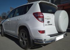 Тюнинг внедорожника Защита заднего бампера Toyota RAV4 2010-2012