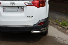 Тюнинг внедорожника Защита заднего бампера Toyota RAV4 2013