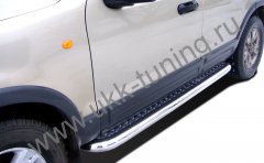 Тюнинг внедорожника Пороги с накладным листом Ford Explorer III 2002-2006