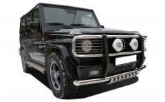 Тюнинг внедорожника Защита переднего бампера Mercedes-Benz G-klasse 2003