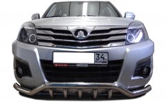 Тюнинг внедорожника Защита переднего бампера Great Wall Hover 3 2009