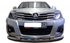 Тюнинг внедорожника Защита переднего бампера Great Wall Hover 3 2009