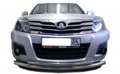Тюнинг внедорожника Защита переднего бампера Great Wall Hover 3 2009