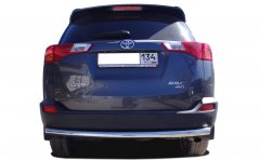 Тюнинг внедорожника Защита заднего бампера Toyota RAV4 2013