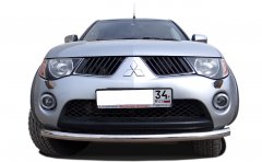Тюнинг внедорожника Защита переднего бампера Mitsubishi L200 2006