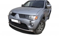 Тюнинг внедорожника Защита переднего бампера Mitsubishi L200 2006