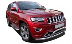 Тюнинг внедорожника Защита переднего бампера Jeep Grand Cherokee 2013