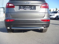 Тюнинг внедорожника Защита заднего бампера Chery Tiggo 5 2014