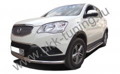 Тюнинг внедорожника Защита переднего бампера Ssang Yong Actyon 2012-2013