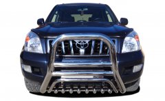 Тюнинг внедорожника Защита переднего бампера Toyota Land Cruiser Prado 120 2003-2009