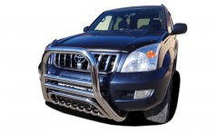 Тюнинг внедорожника Защита переднего бампера Toyota Land Cruiser Prado 120 2003-2009