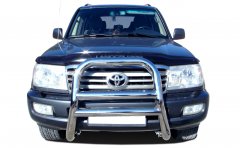 Тюнинг внедорожника Защита переднего бампера Toyota Land Cruiser 100 1998-2006