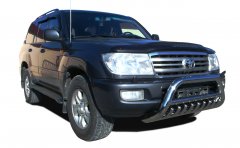 Тюнинг внедорожника Защита переднего бампера Toyota Land Cruiser 100 1998-2006