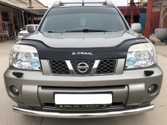 Тюнинг внедорожника Защита переднего бампера Nissan X-trail 2004-2007 (T30) Первое поколение (Рестайлинг)