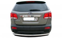 Тюнинг внедорожника Защита заднего бампера KIA Sorento 2009-2012