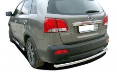 Тюнинг внедорожника Защита заднего бампера KIA Sorento 2009-2012