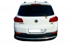Тюнинг внедорожника Защита заднего бампера Volkswagen Tiguan 2011