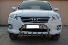 Тюнинг внедорожника Защита переднего бампера Toyota RAV4 2010-2012