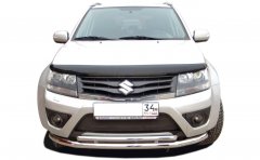 Тюнинг внедорожника Защита переднего бампера Suzuki Grand Vitara 2013