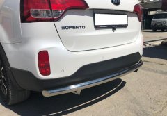 Тюнинг внедорожника Защита заднего бампера KIA Sorento 2013