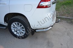 Тюнинг внедорожника Защита заднего бампера Toyota Land Cruiser Prado 150 2010