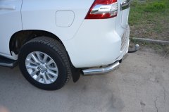 Тюнинг внедорожника Защита заднего бампера Toyota Land Cruiser Prado 150 2014
