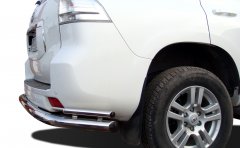 Тюнинг внедорожника Защита заднего бампера Toyota Land Cruiser Prado 150 2014