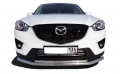 Тюнинг внедорожника Защита переднего бампера Mazda CX-5 2013