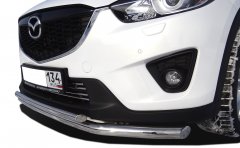 Тюнинг внедорожника Защита переднего бампера Mazda CX-5 2013