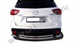 Тюнинг внедорожника Защита заднего бампера Mazda CX-5 2013