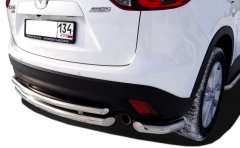 Тюнинг внедорожника Защита заднего бампера Mazda CX-5 2013