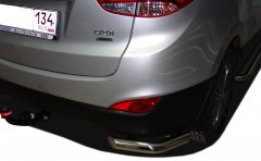 Тюнинг внедорожника Защита заднего бампера Hyundai ix35 2010