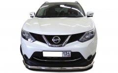 Тюнинг внедорожника Защита переднего бампера Nissan Qashqai 2015