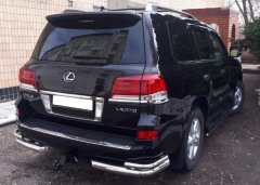 Тюнинг внедорожника Защита заднего бампера Lexus LX 570 2013-2015