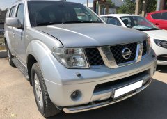 Тюнинг внедорожника Защита переднего бампера Nissan Pathfinder 2004-2010