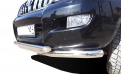 Тюнинг внедорожника Защита переднего бампера Toyota Land Cruiser Prado 120 2003-2009