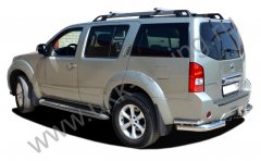 Тюнинг внедорожника Защита заднего бампера Nissan Pathfinder 2010-2013