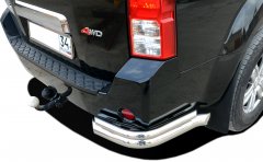 Тюнинг внедорожника Защита заднего бампера Nissan Pathfinder 2004-2010