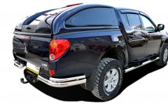 Тюнинг внедорожника Защита заднего бампера Mitsubishi L200 2006