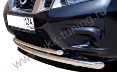 Тюнинг внедорожника Защита переднего бампера Nissan Terrano 2015